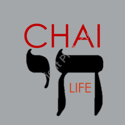 Chai - Life Unisex Fox Sweatshirt - Red & Black Text Design