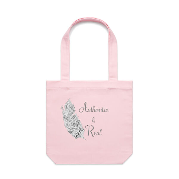 Authentic & Real - Carrie Tote Bag Thumbnail