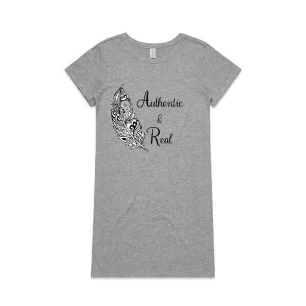 Authentic & Real - Mika Organic Short Sleeved Dress Thumbnail