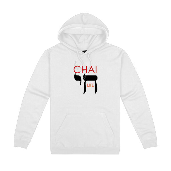 Chai - Life Mens Origin Hoodie - Red & Black Text Thumbnail